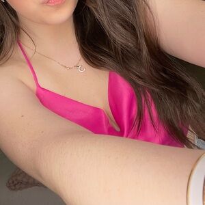 ZARA Pink Satin Halter Top, Back Tie Size Small